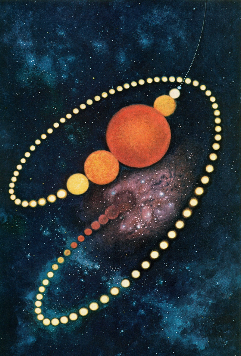 Illustration for article titled The Forgotten Space Artist Who Envisioned the End of the Space Race